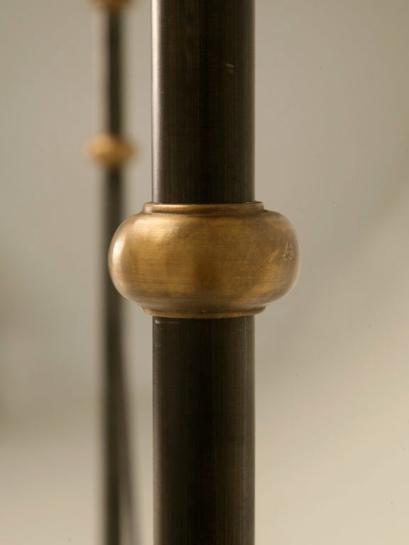 Contemporary Console Table Stainless Steel, Solid Bronze Connectors Made to order Any Size For Sale