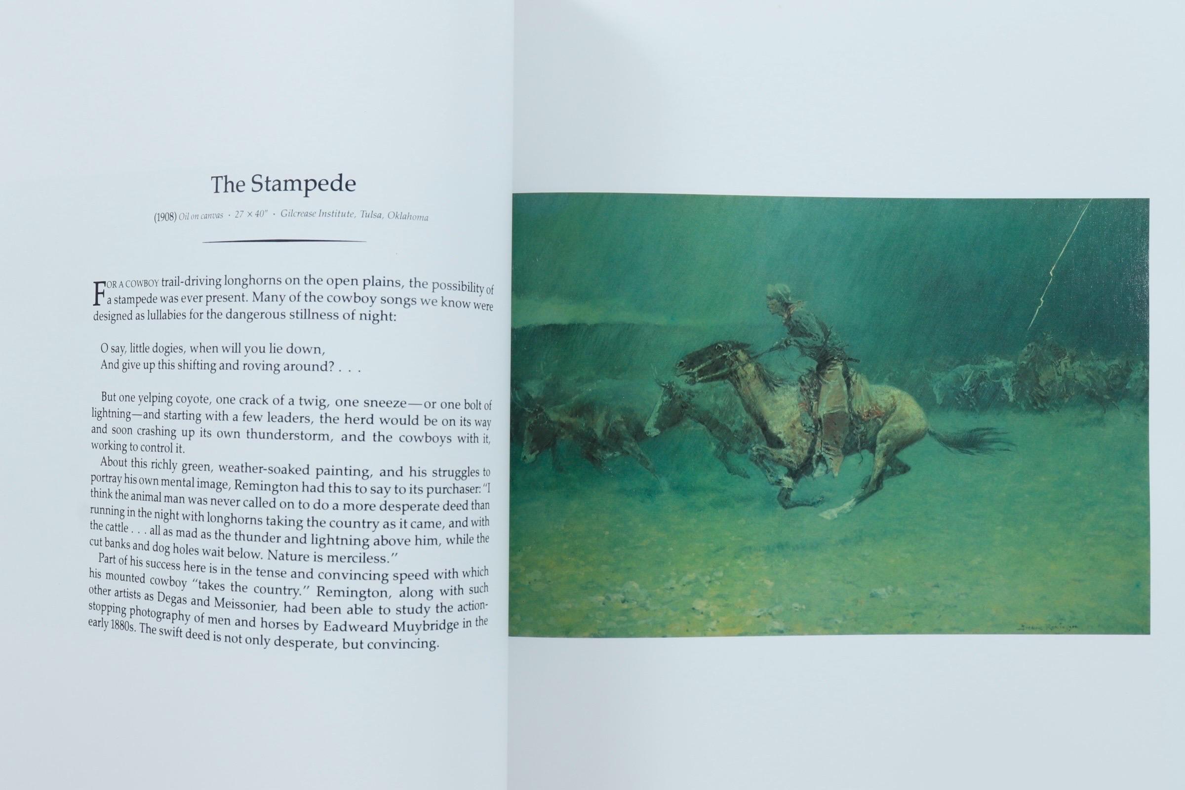 Late 20th Century 50 Great Masterpieces by Frederic Remington For Sale