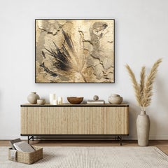 50 Million Year Old Eocene Era Fossil Palm Frond in Stone, from Wyoming