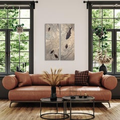 50 Million Year Old Eocene Fossil Fish Diptych (Vertical or Horizontal), Wyoming