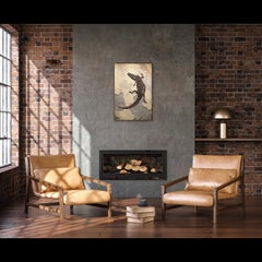 50 Million Year Old Fossil Caimen Specimen, Green River Formation, Wyoming