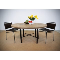 50 Million Year Old Fossil Fish Dining Table, Green River Formation, Wyoming