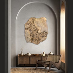 Mural de peces fósiles de 50 millones de años de la Formación Green River, Wyoming