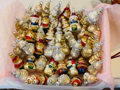 50 Mini Christmas Vintage European Ornaments Figurines