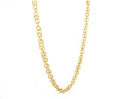 Twisted Chain Necklace in 18K Yellow Gold