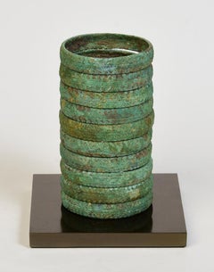 500 B.C., Dong Son, a Set of Antique Khmer Bronze Bangle Bracelet