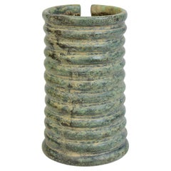 500 B.C., Dong Son, Antique Khmer Bronze Bangle Bracelet