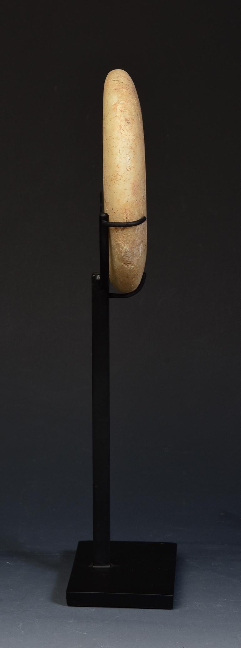 500 B.C, Prehistoric Shell Bangle Bracelet with Stand at 1stDibs