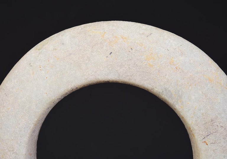 500 B.C, Prehistoric Shell Bangle Bracelet with Stand For Sale at 1stDibs