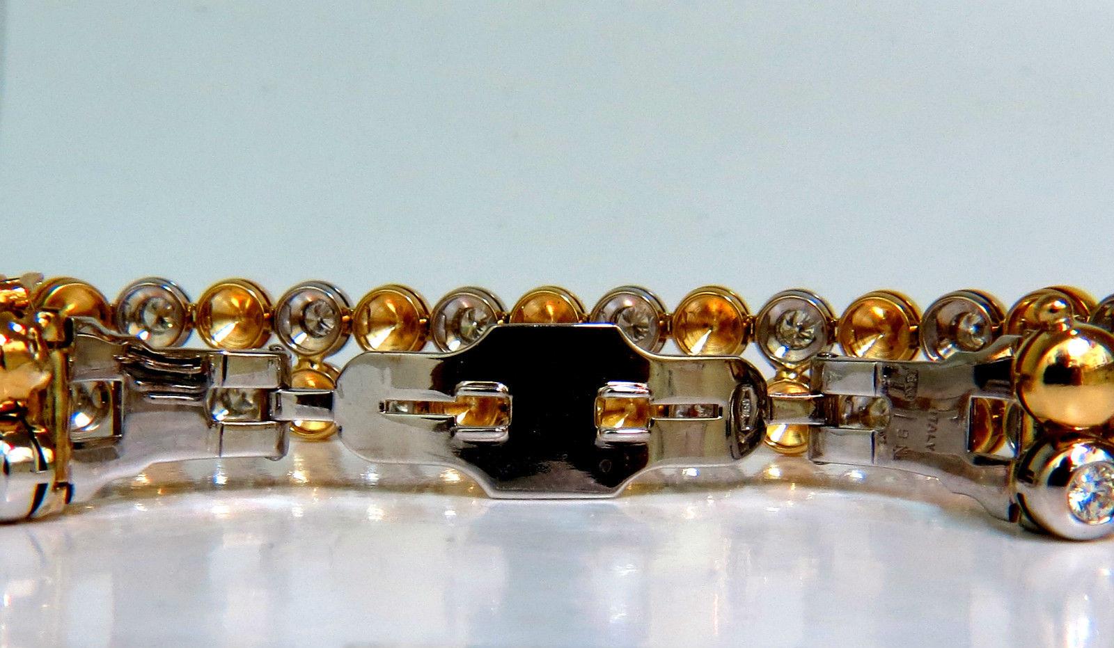 2.25ct 18ct white gold tennis bracelet guaranteed g/h colour si purity natural diamonds