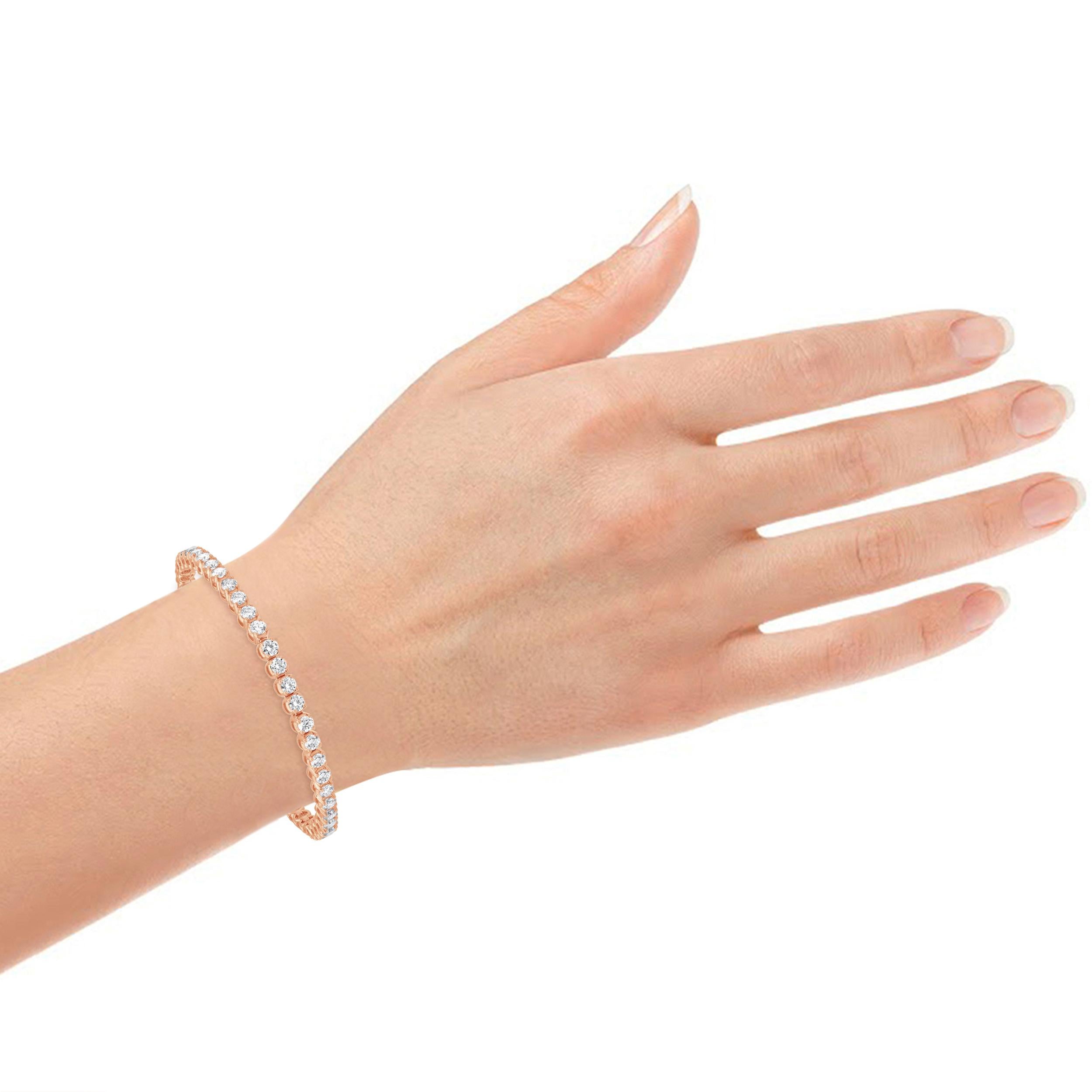 swarovski rose gold diamond bracelet