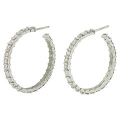 5.00 Karat Diamant-Reifenohrringe