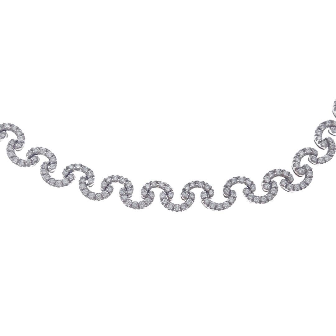 Contemporain Collier à maillons avec diamants de 5.00 carats en vente