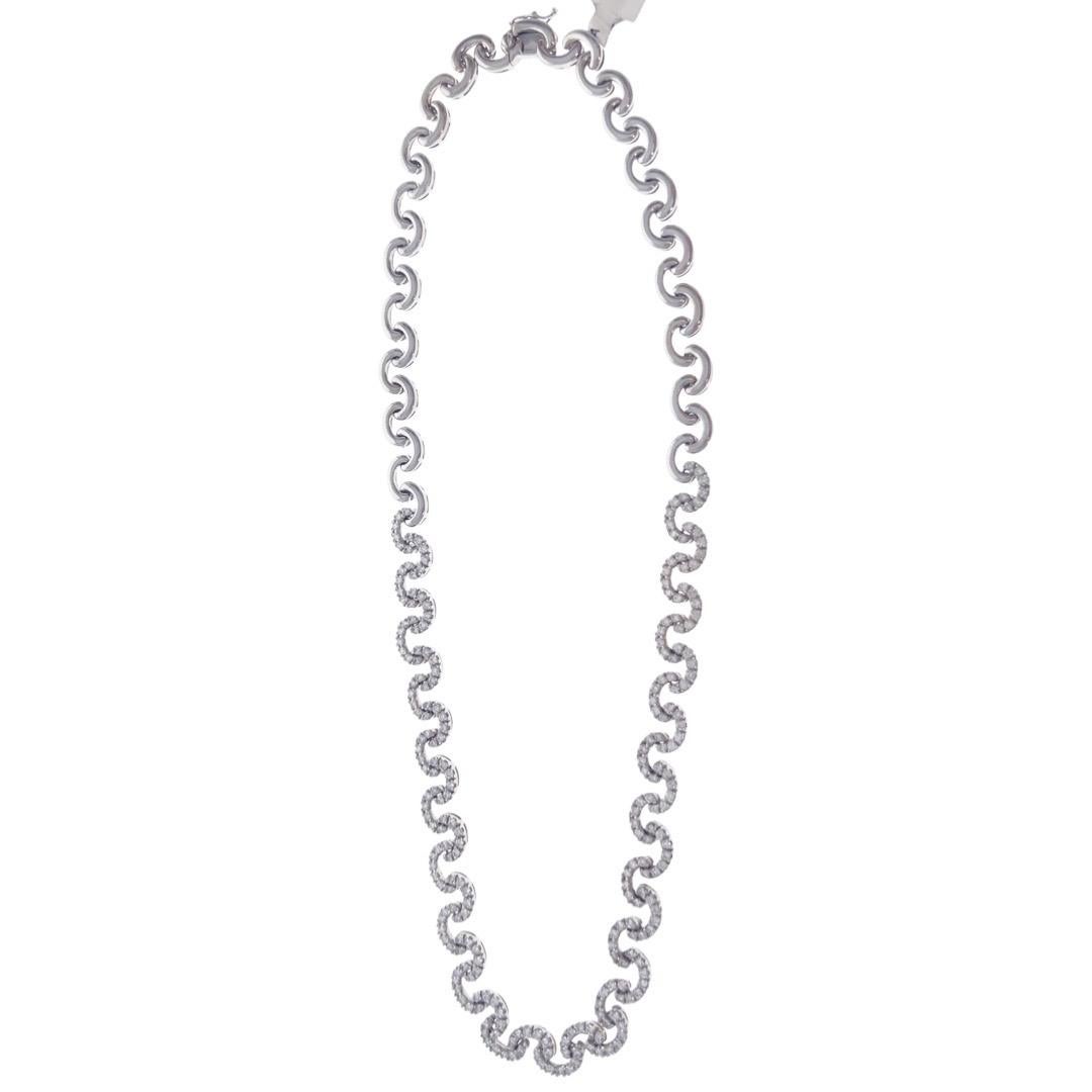 Collier à maillons avec diamants de 5.00 carats Neuf - En vente à Beverly Hills, CA