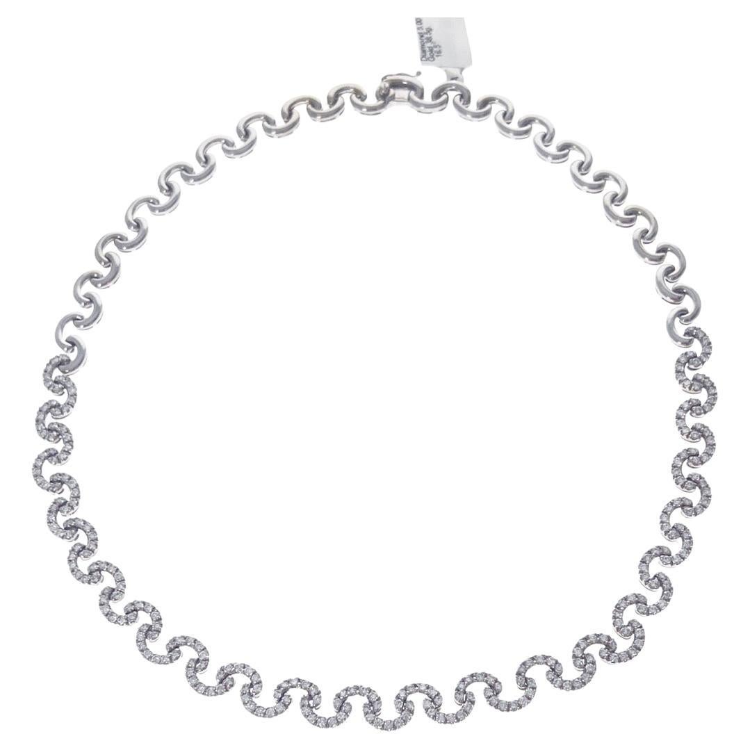 5.00 Carat Diamond Link Necklace