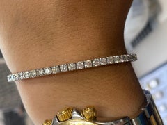 5.00 Carat Flexible Diamond Bangle by Diana M.