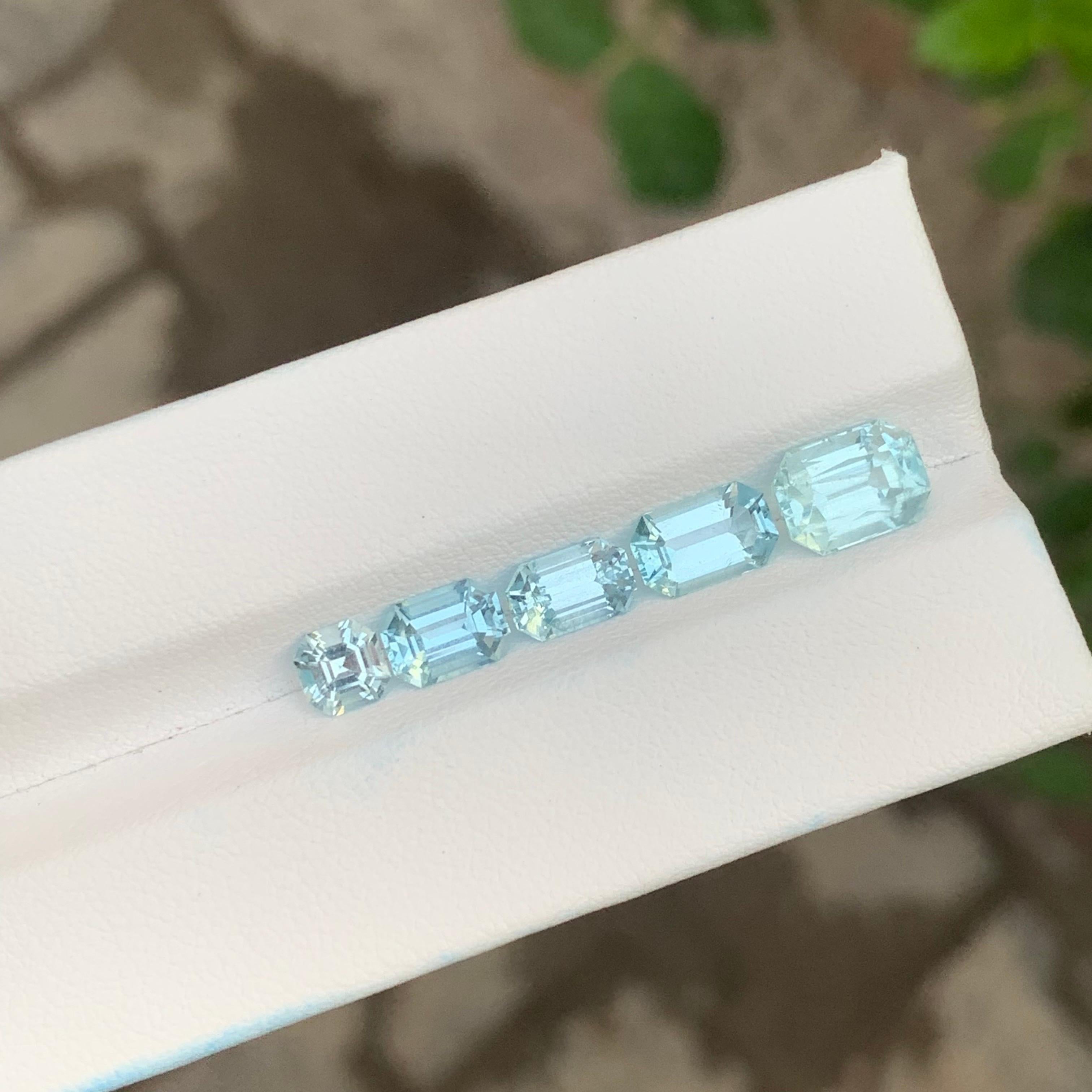 5,00 Quilates Lote de Aguamarina Natural Suelta Para Joyería en Nuevo estado para la venta en Peshawar, PK