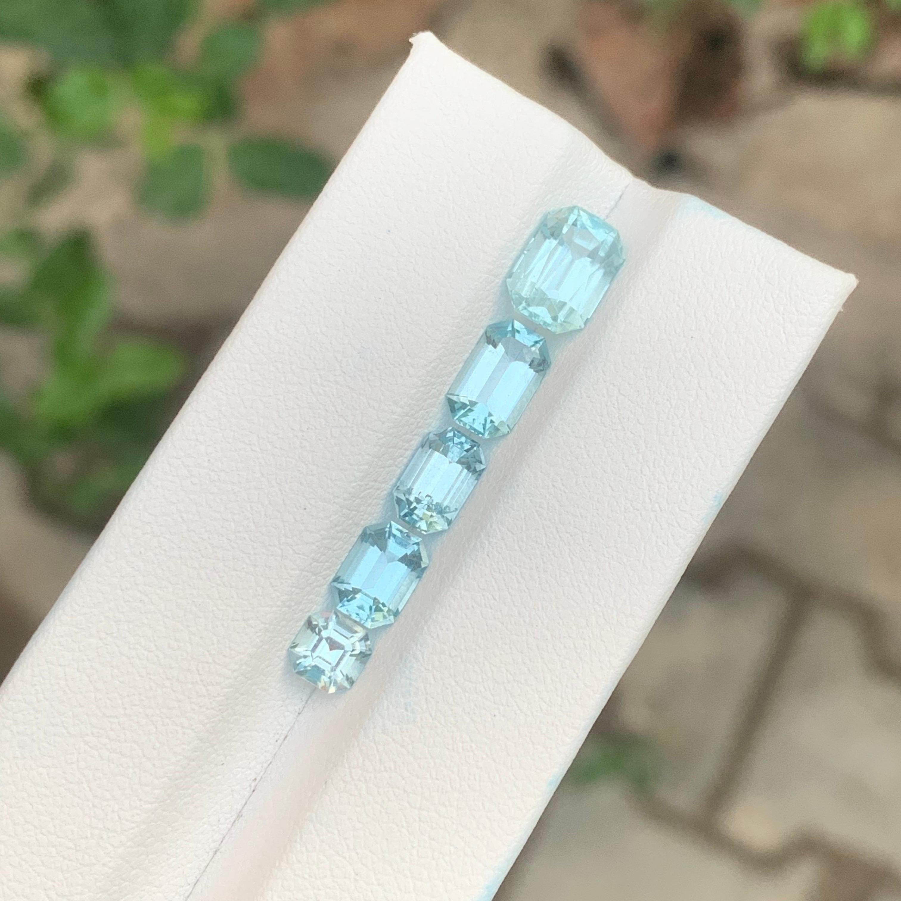 Femenino o masculino 5,00 Quilates Lote de Aguamarina Natural Suelta Para Joyería en venta