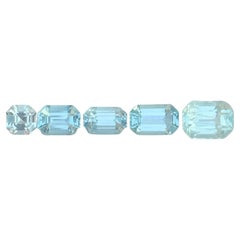 5.00 Carat Natural Loose Aquamarine Lot For Jewellery Making