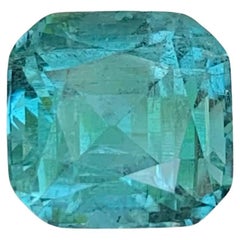 5.00 carati di tormalina blu Lagoon naturale sfusa con taglio a cuscino Gemma afgana