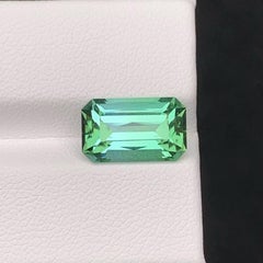 5.00 Carat Natural Loose Lagoon Color Tourmaline Cushion Cut Afghan Gemstone