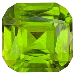 5.00 Carat Natural Loose Peridot Cushion Cut Gemstone