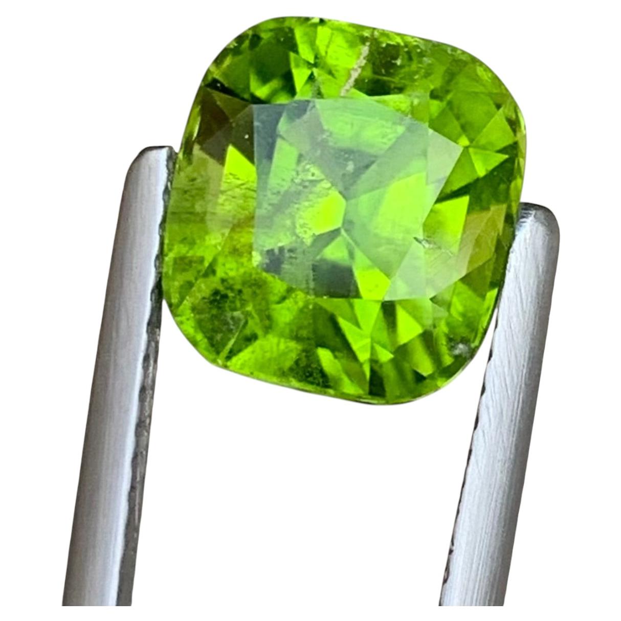 5.00 Carat Natural Loose Peridot Cushion Cut Gemstone
