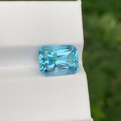 5.00 Carat Natural Loose Sky Blue Topaz Stone Fancy Cut African Gemstone