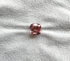 5,00 quilates turmalina rosa melocotón de primera calidad talla cojín piedra para joyería gema