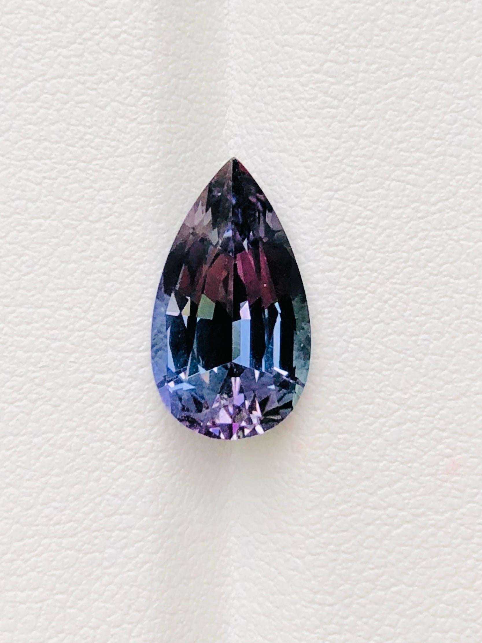 5.00 Ct Natural Zoisite Unheated Tanzanite Violentish Blue Eye Clean Gemstone In New Condition For Sale In bangkok, TH