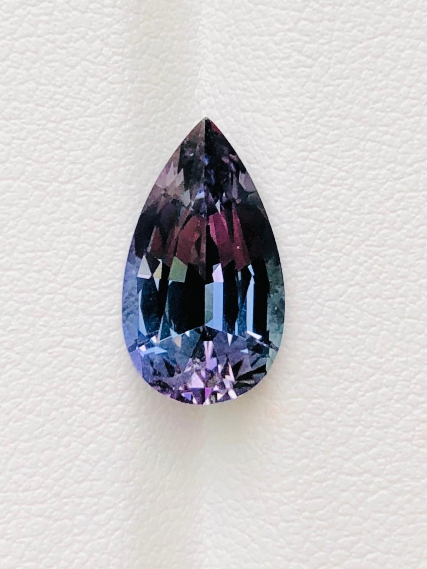 5.00 Ct Natural Zoisite Unheated Tanzanite Violentish Blue Eye Clean Gemstone For Sale 3