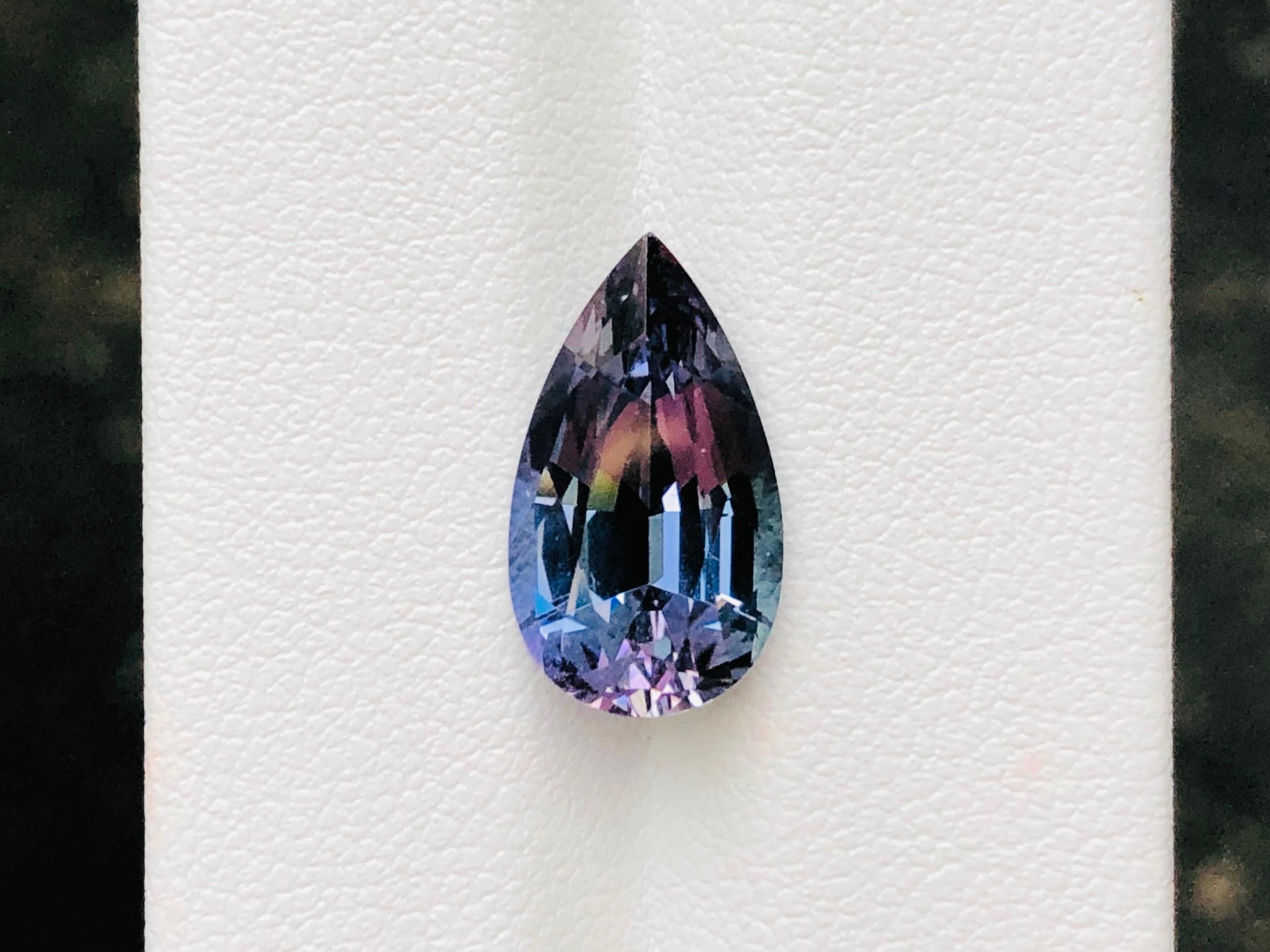 5.00 Ct Natural Zoisite Unheated Tanzanite Violentish Blue Eye Clean Gemstone For Sale 4