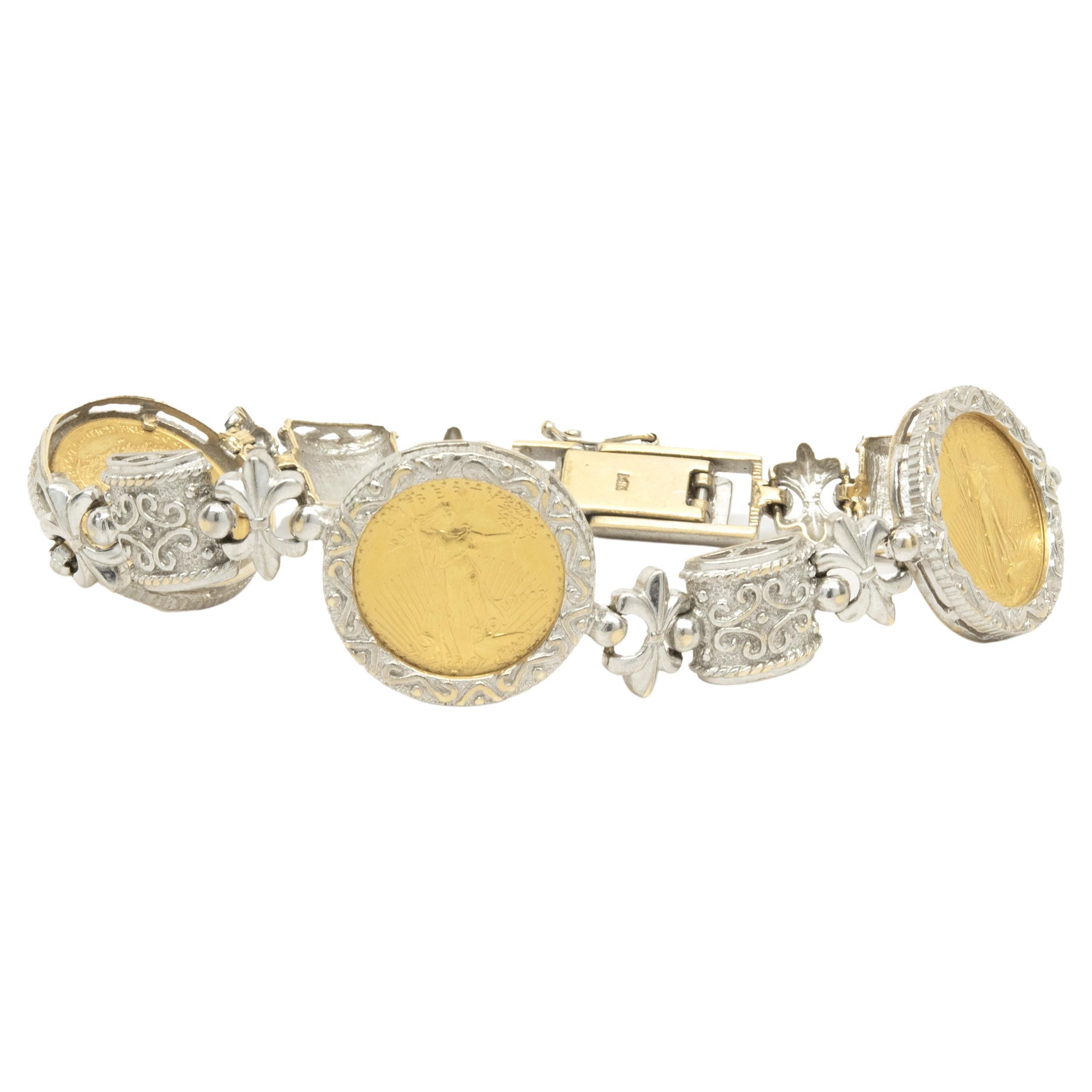 US Liberty 5.00 Gold Coin Bracelet at 1stDibs liberty coin bracelet