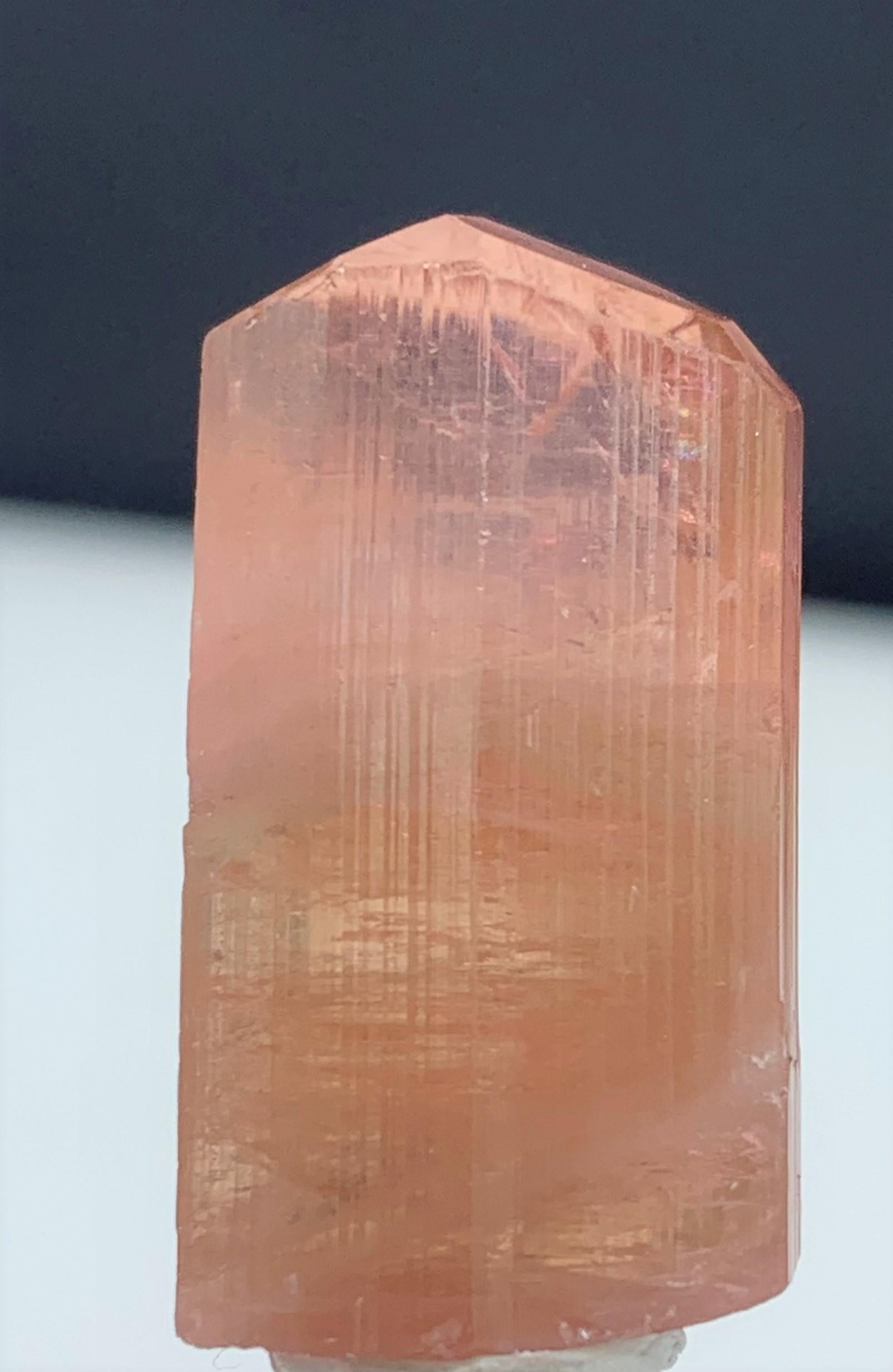 peach color crystal