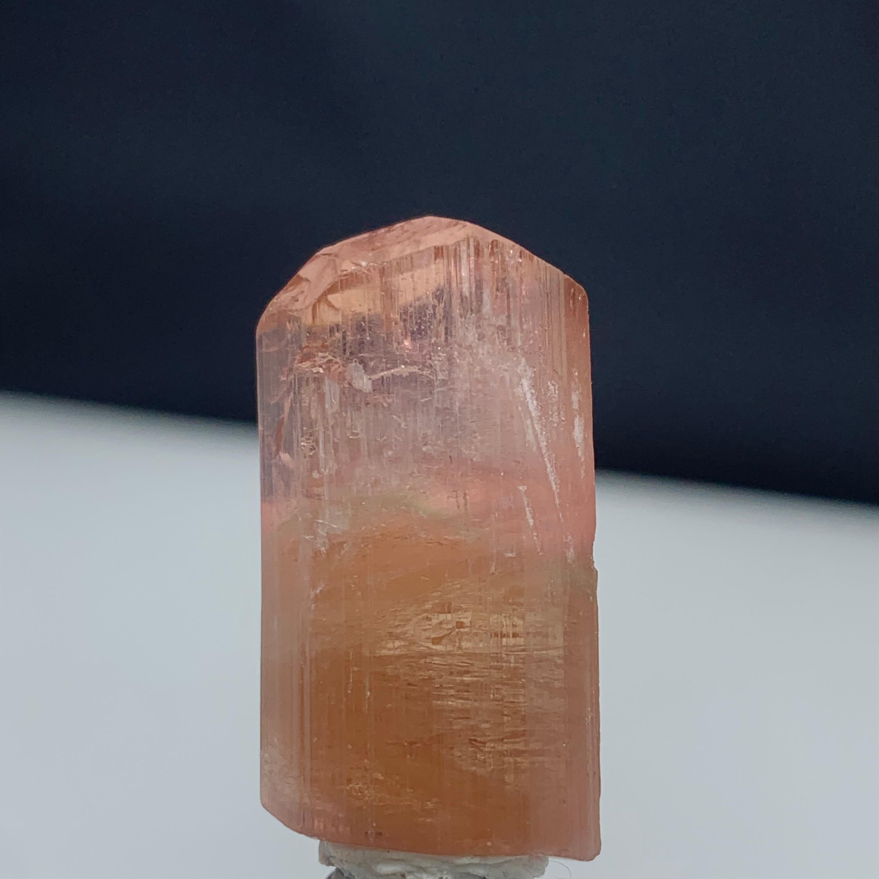 Other 50.00 Carat Amazing Peach Color Terminated Tourmaline Crystal From Afghanistan For Sale