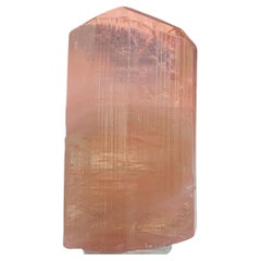 50.00 Carat Amazing Peach Color Terminated Tourmaline Crystal From Afghanistan