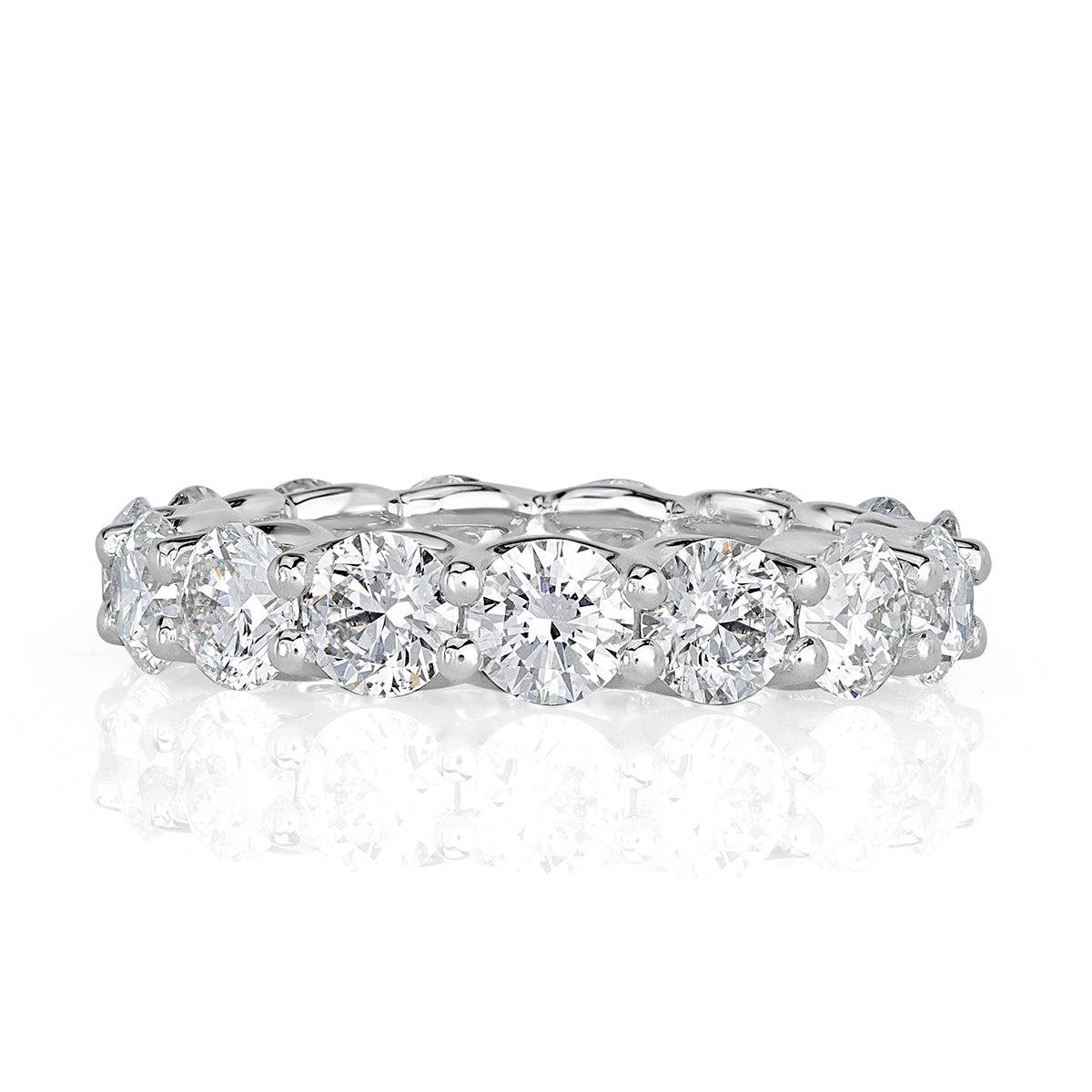 5.00ct Round Brilliant Cut Diamond Eternity Band in Platinum