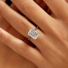 5.01 Carat Radiant Statement Brilliant 18K Gold Heirloom-Worthy Glow Signature