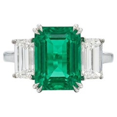 5.01 CT AGL-Certified Natural Zambian Emerald (No Clarity Enhancement)