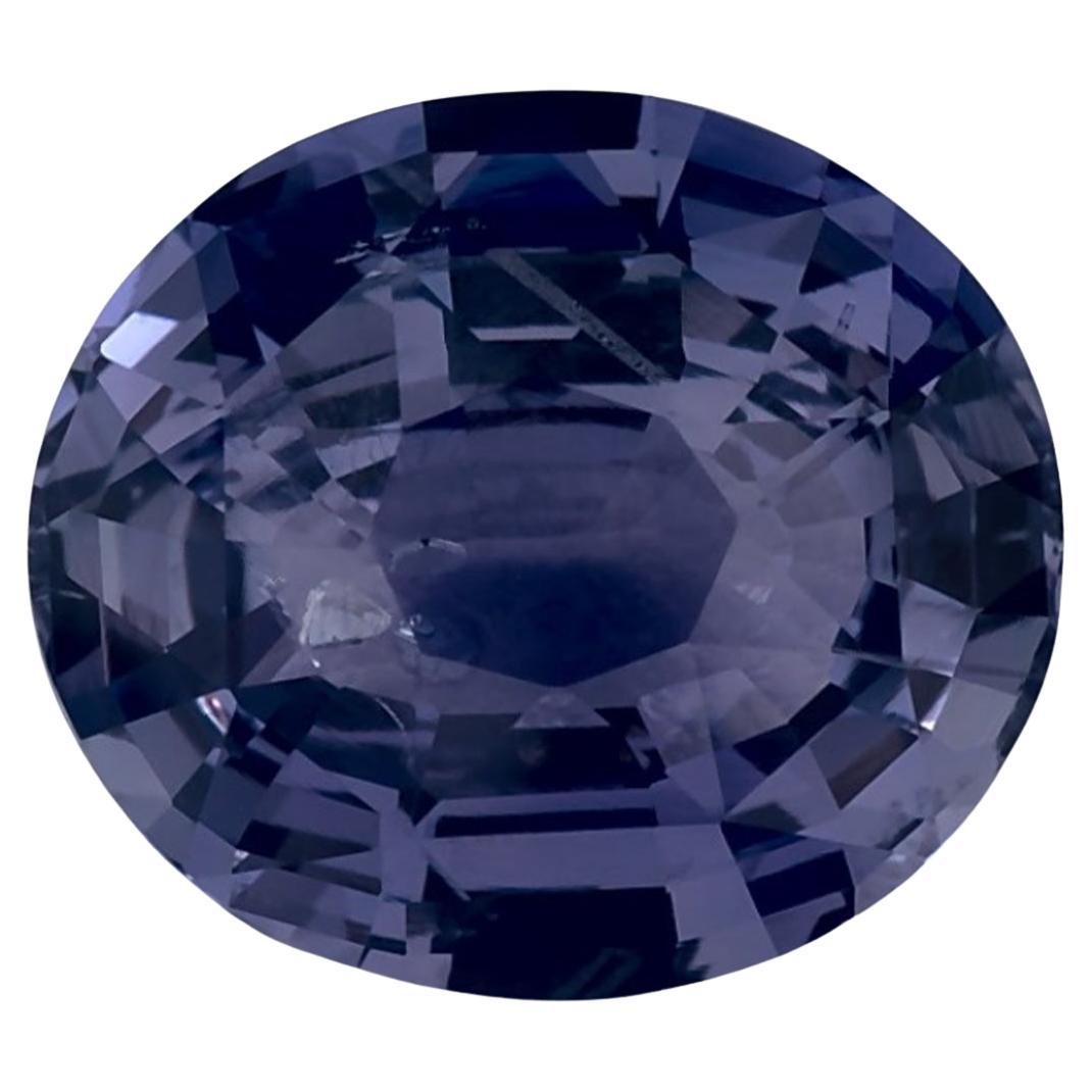 5.01 Ct Blue Sapphire Oval Loose Gemstone