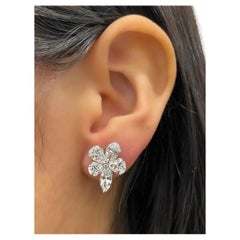 5.01 Ct Pear & Marquise Earrings