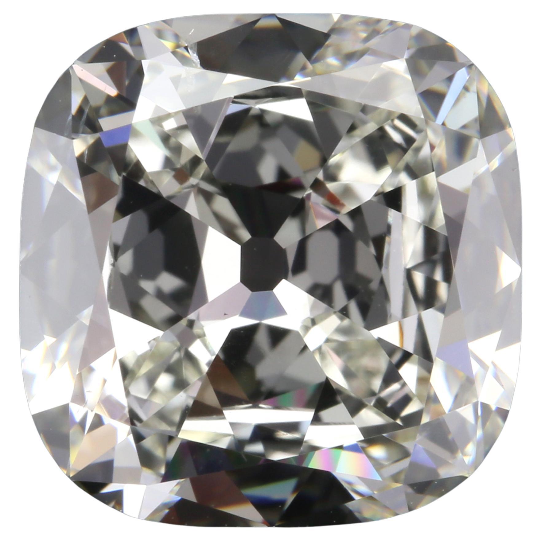5.02 Carat Antique Cushion Brilliant Diamond – J SI1 GIA – "Taylor Swift" Style For Sale