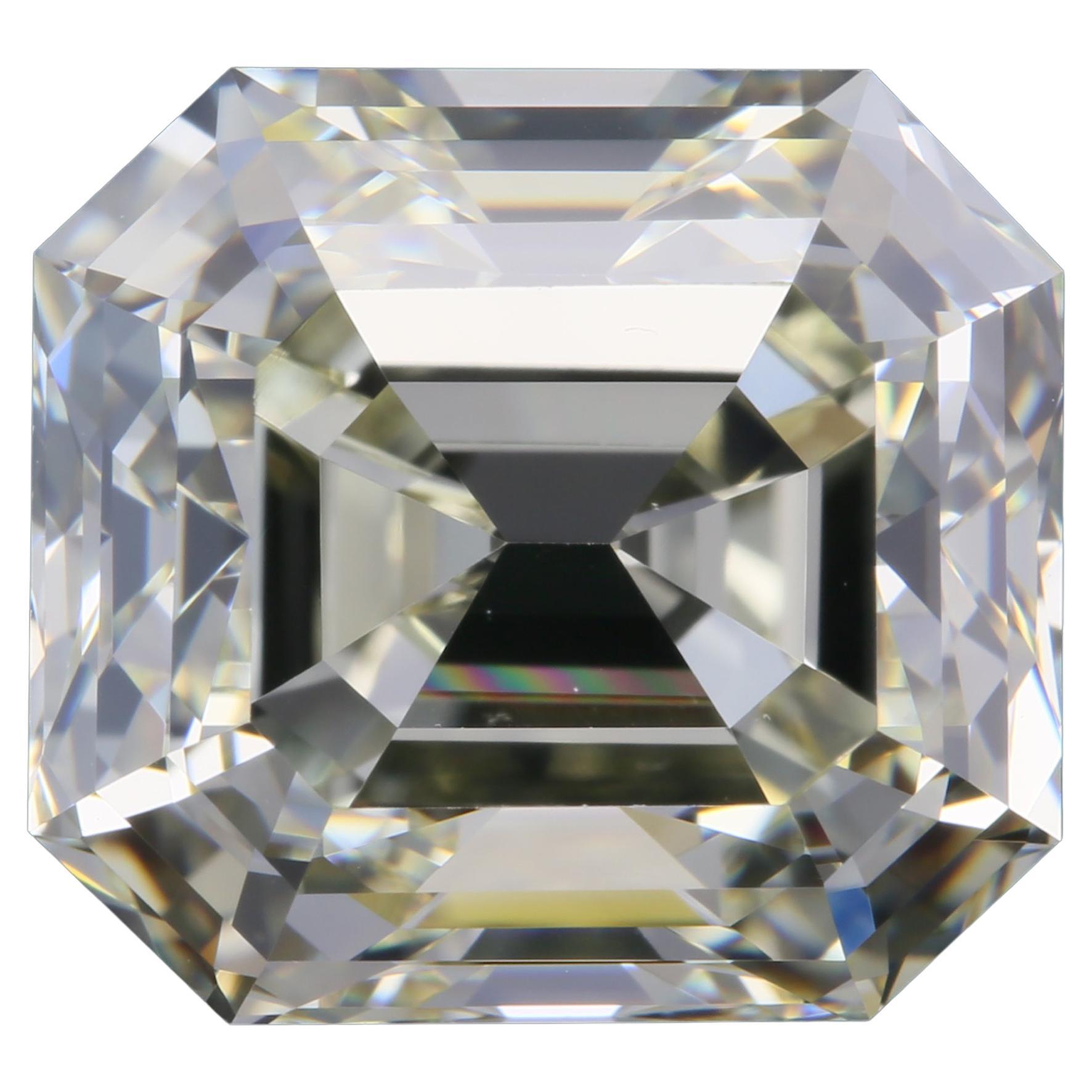 Diamante talla esmeralda antiguo de 5,02 quilates - Certificado GIA N-VVS2 en venta