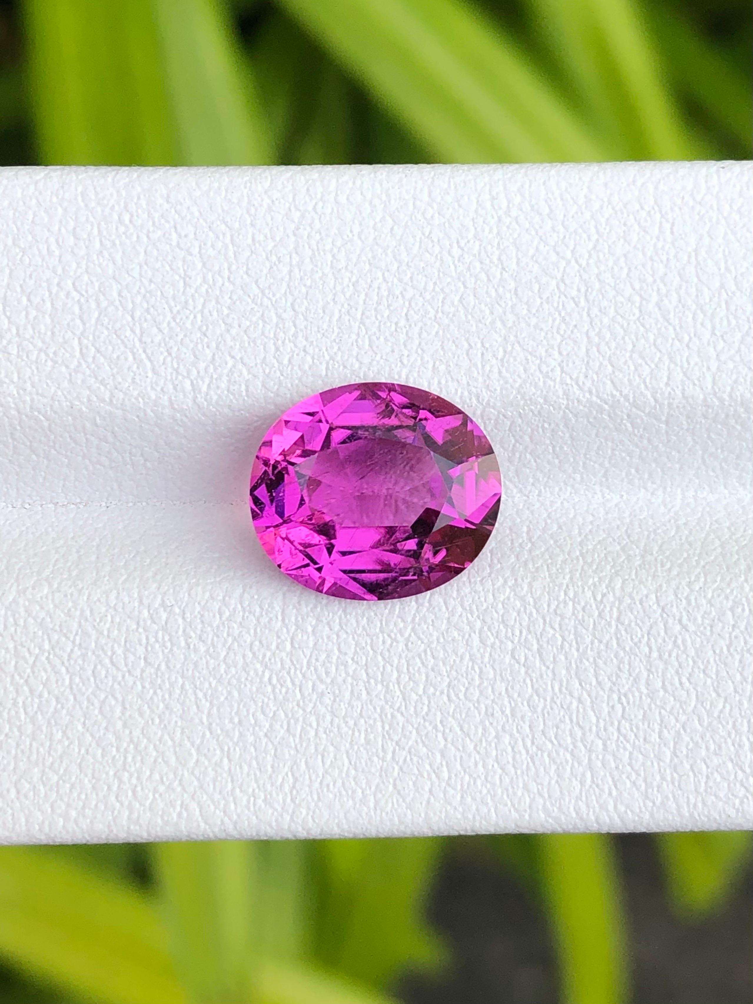 5,02 qt Turmalina de cobre natural color rosa ojo limpio calidad Gema en venta 1
