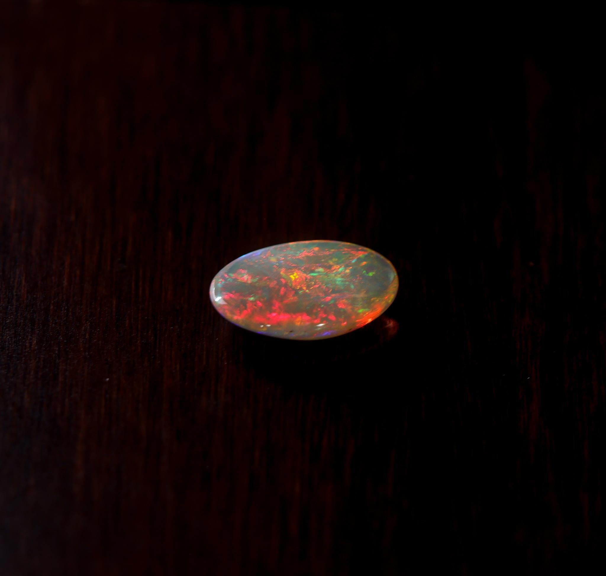5,03 carati di opale etiope sciolto ovale 18x13 mm In condizioni Nuovo in vendita a Columbus, OH