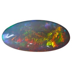 5.03 Carat Ethiopian Opal Loose Gemstone Oval 18x13mm