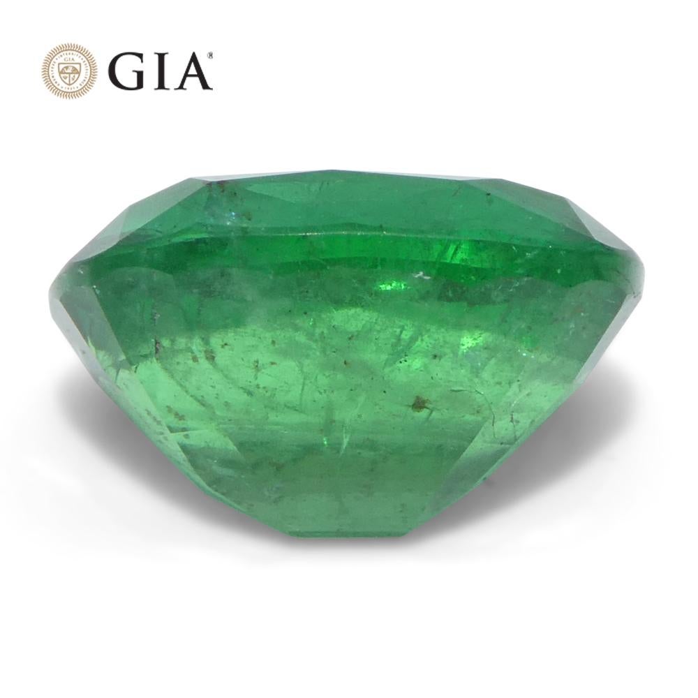 5,03 ct Cushion Smaragd GIA zertifiziert im Angebot 3