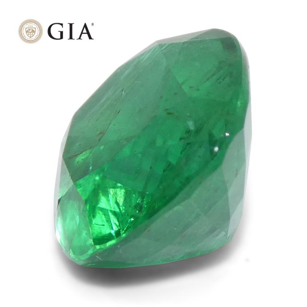 5,03 ct Cushion Smaragd GIA zertifiziert im Angebot 4