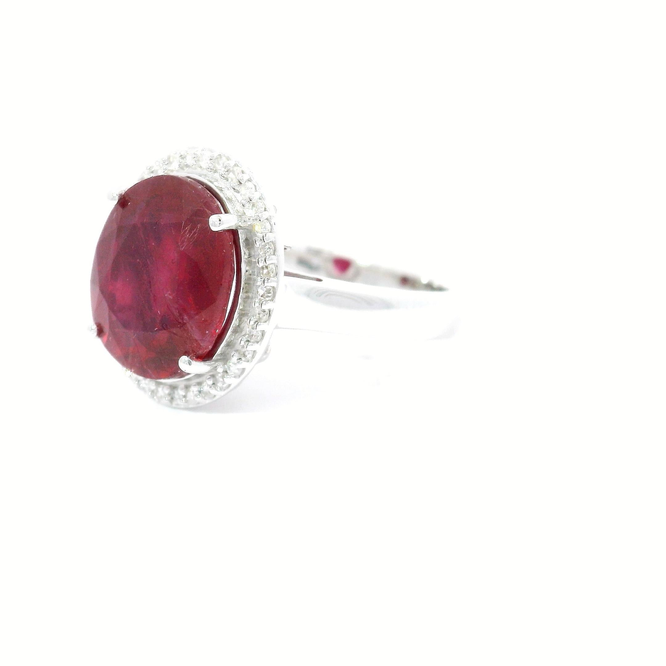 5,03 Karat Rubin Ring im Zustand „Neu“ im Angebot in บางรัก, TH