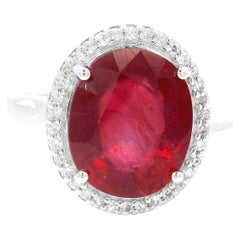 5.03 cts Ruby ring